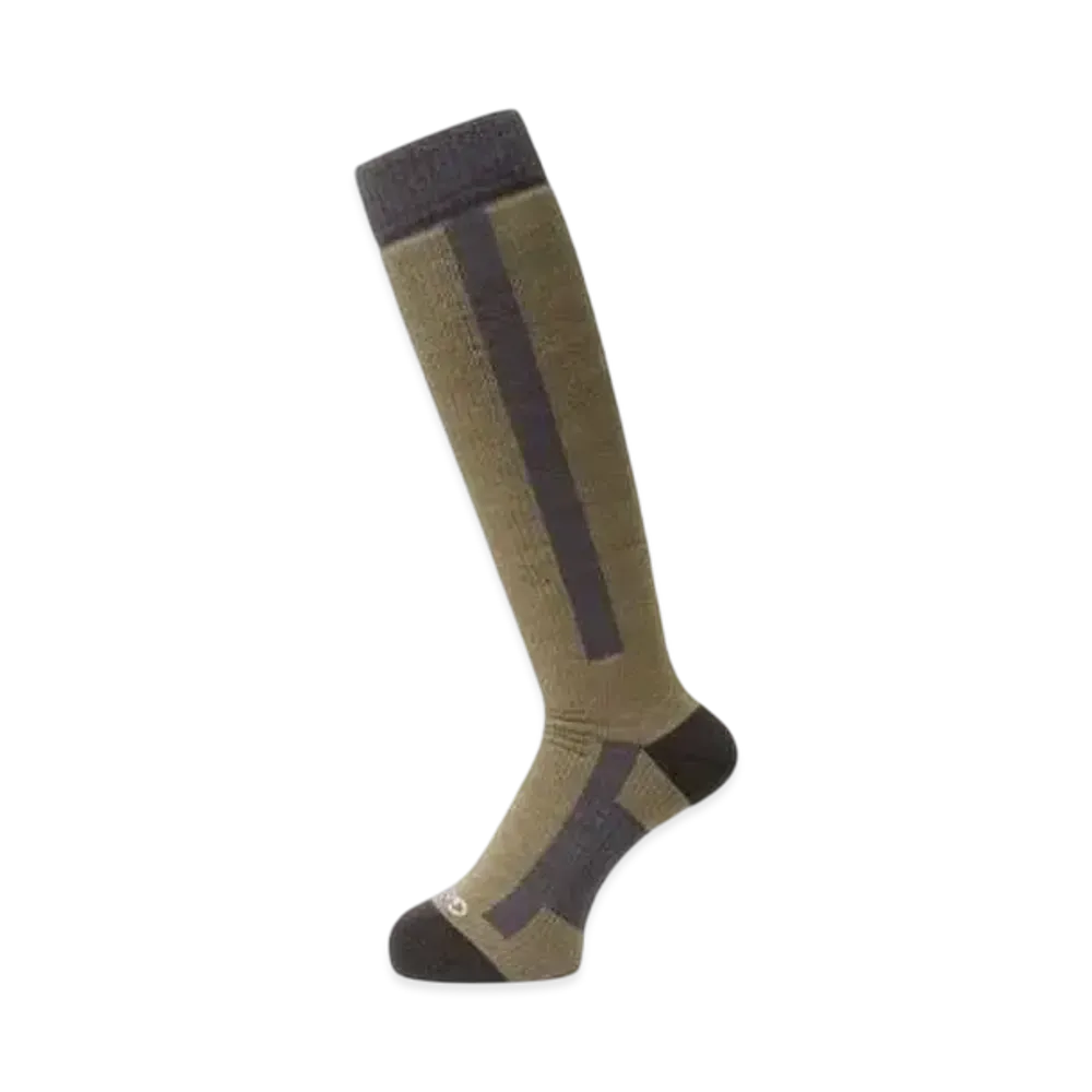 Goldwin Medium Weight Wool Knee Socks (C3 Fit / Unisex) "Olive Drab"
