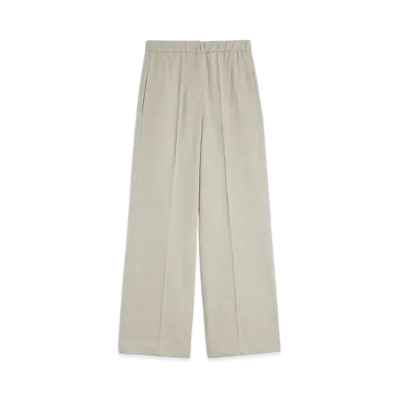 Jil Sander Wool Flannel Trousers "Ginger"