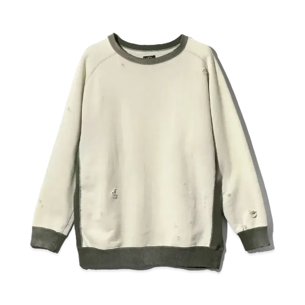 Needles 2Tone C/N Sweat Shirt F Terry "White"