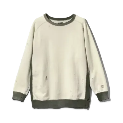 Needles 2Tone C/N Sweat Shirt F Terry "White"