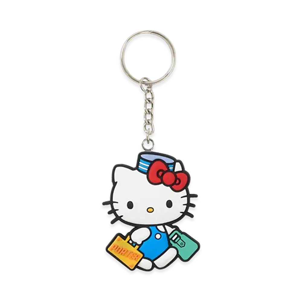 PORTER x HELLO KITTY Key Charm "White"