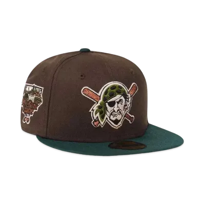 NEW ERA PITTSBURGH PIRATES ALL STAR GAME 2006 FORREST PINK EDITION 59FIFTY FITTED CAP "Brown"
