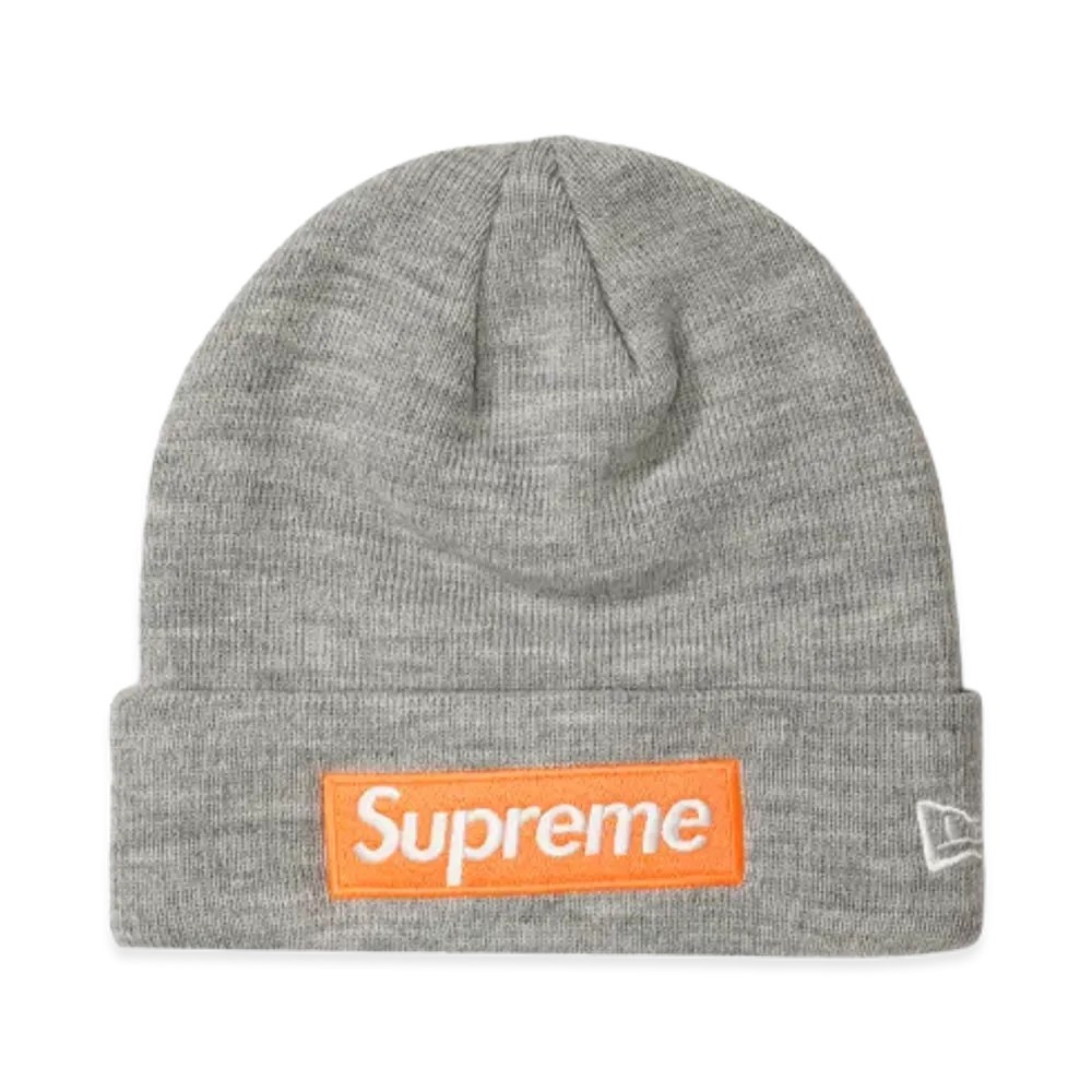 Supreme New Era Box Logo Beanie (17FW) "Grey"