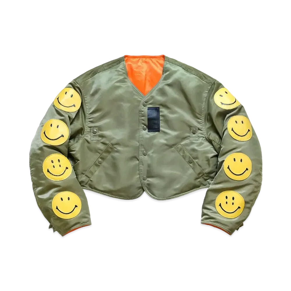 KAPITAL MA-1 NYLON FLIGHT BOLERO "Khaki"