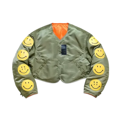 KAPITAL MA-1 NYLON FLIGHT BOLERO "Khaki"
