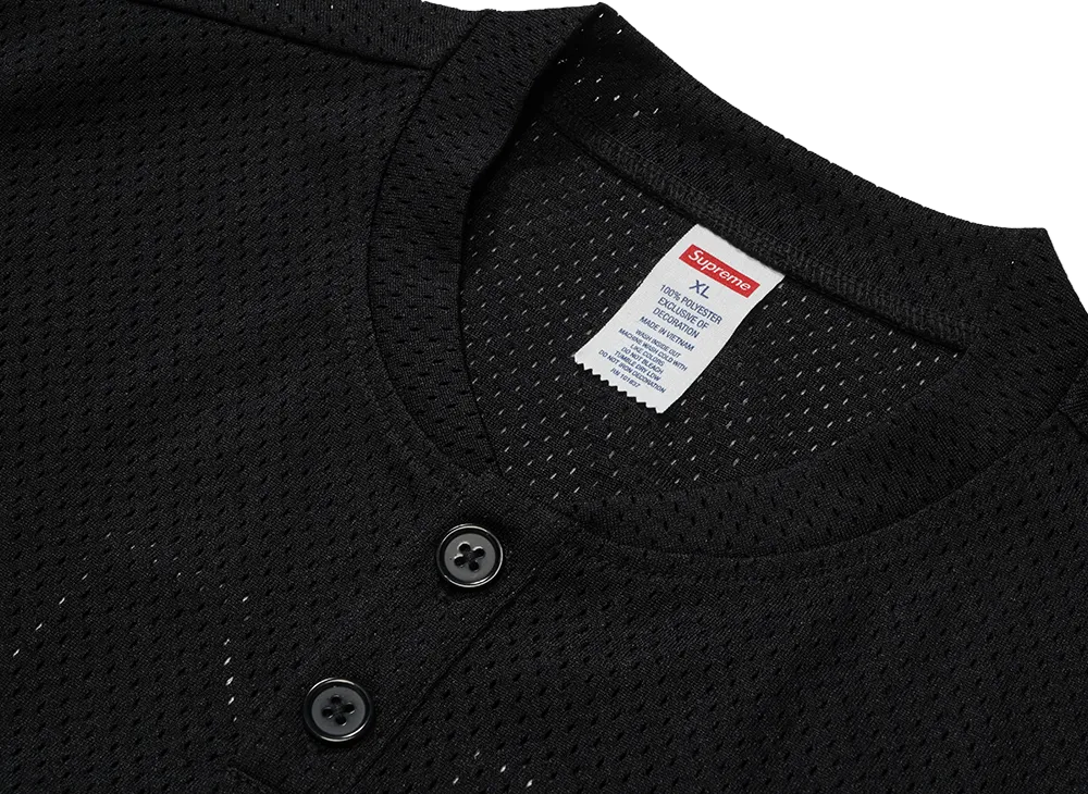 Supreme Shop S Logo Baseball Henley 