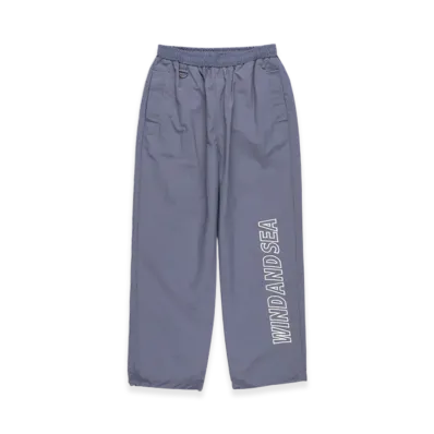 WIND AND SEA Big Logo Track Pants "Blue/gray"