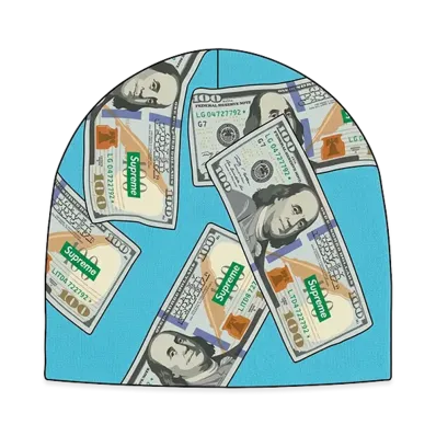Supreme Money Beanie "Light Blue"
