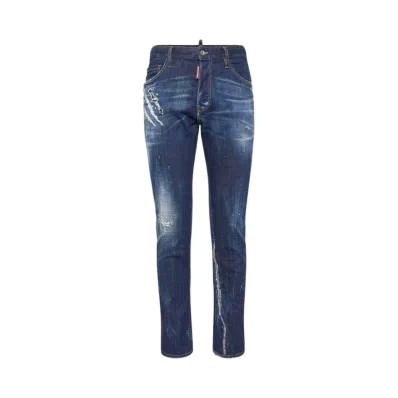 Dsquared2 Dark CB Wash Cool Guy Jeans "Navy"