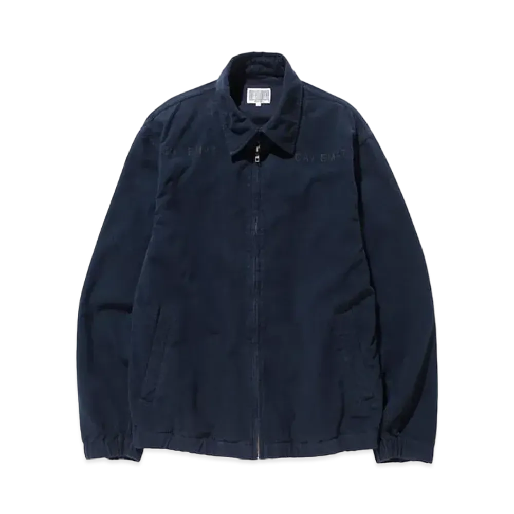Cav Empt (C.E) MOLESKIN ZIP JACKET "Navy"