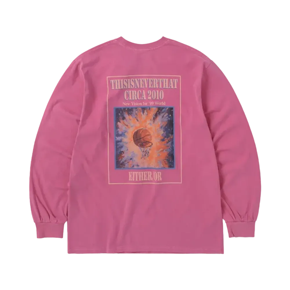 thisisneverthat Basketball Hoop L/S Tee "Taffy"