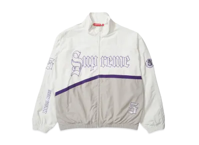 Supreme Old English Track Jacket "White"