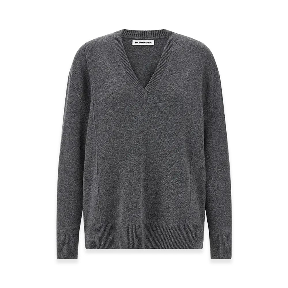Jil Sander Women's Cashmere Sweater "Gray"
