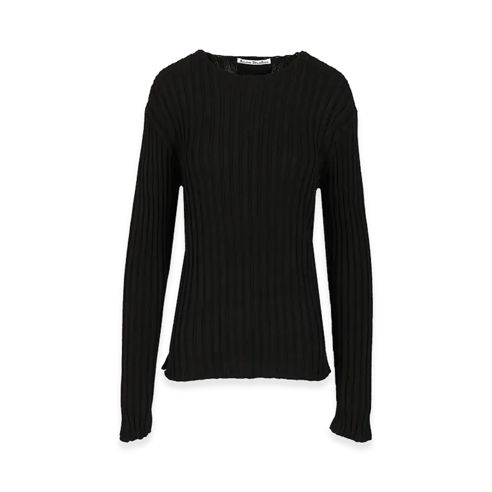 Acne Studios Women's Crew Neck Sweater "Black"