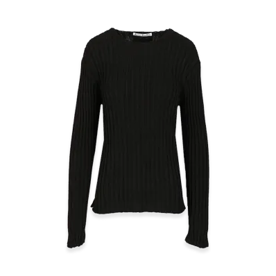 Acne Studios Women's Crew Neck Sweater "Black"
