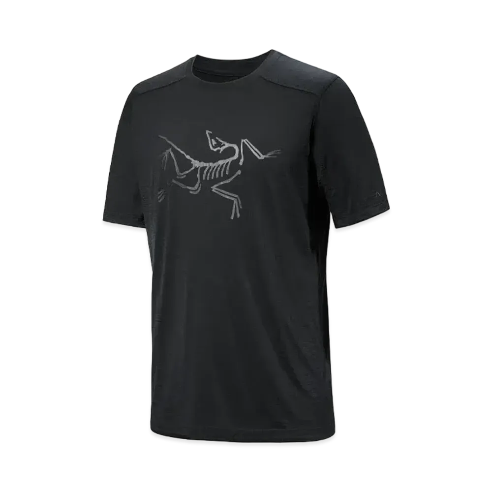 ARC'TERYX Ionia Merino Wool Logo Short Sleeve Men's X000006796 "Black"