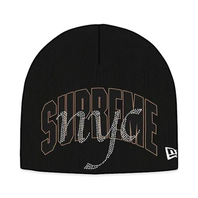 Supreme New Era Rhinestone Beanie "Black"