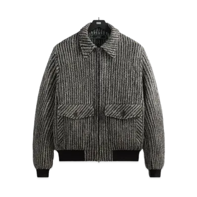 Kith Herringbone Hawthorne Flight Jacket "Monarch"
