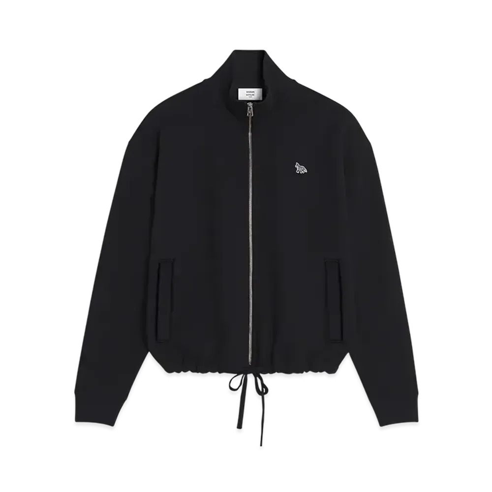 Maison Kitsune Baby Fox Patch Zip Blouson "Black"