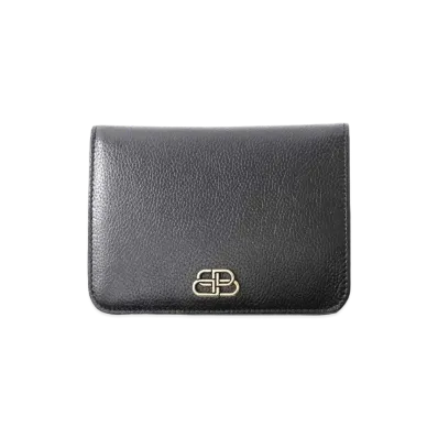 BALENCIAGA Two-Fold Wallet "Black"