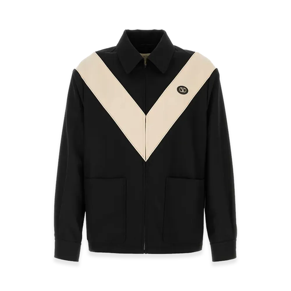 Valentino Gabardine Jacket "Black"