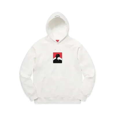 Supreme Portrait Hooded Sweatshirt "White"