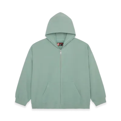 POINTLESS JOURNEY PJ Basic Zip Hoodie "Mint"