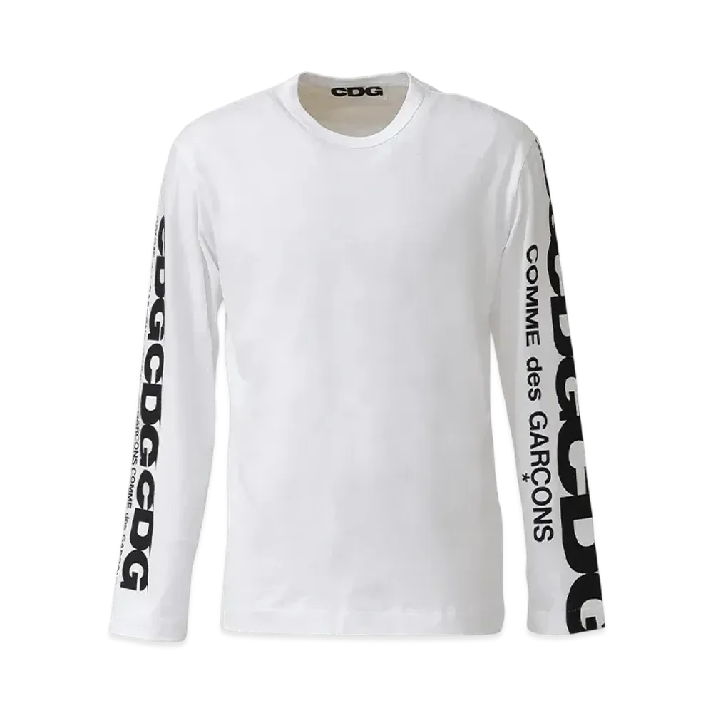 COMME des GARCONS CDG Long Sleeve T-Shirt1 "White"