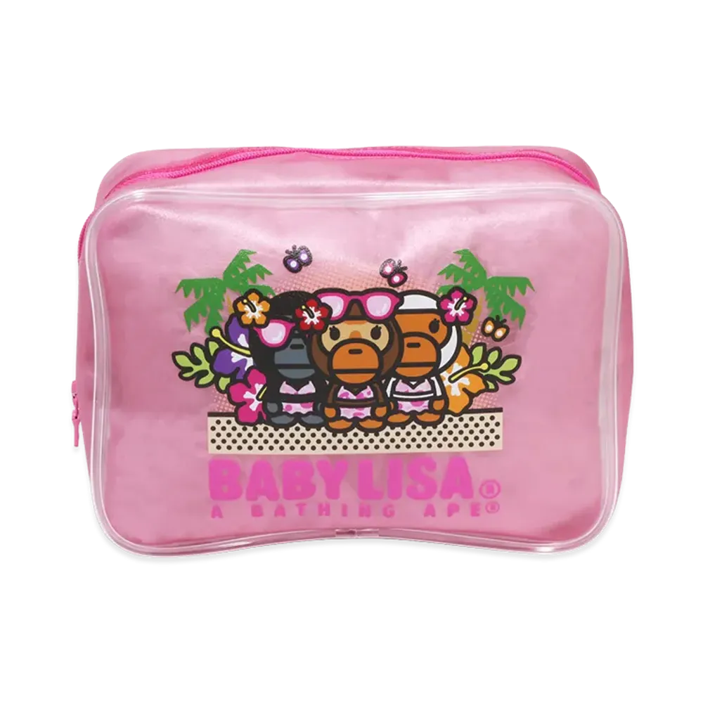 A BATHING APE Women's Beach Summer Lisa Girls Pouch "Pink"