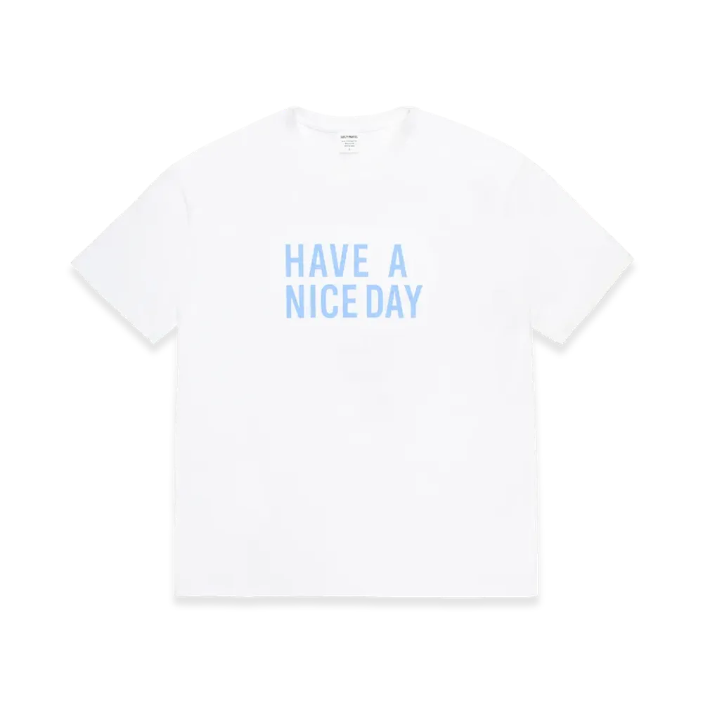 WACKO MARIA Washed Heavy Weight T-Shirt "White"