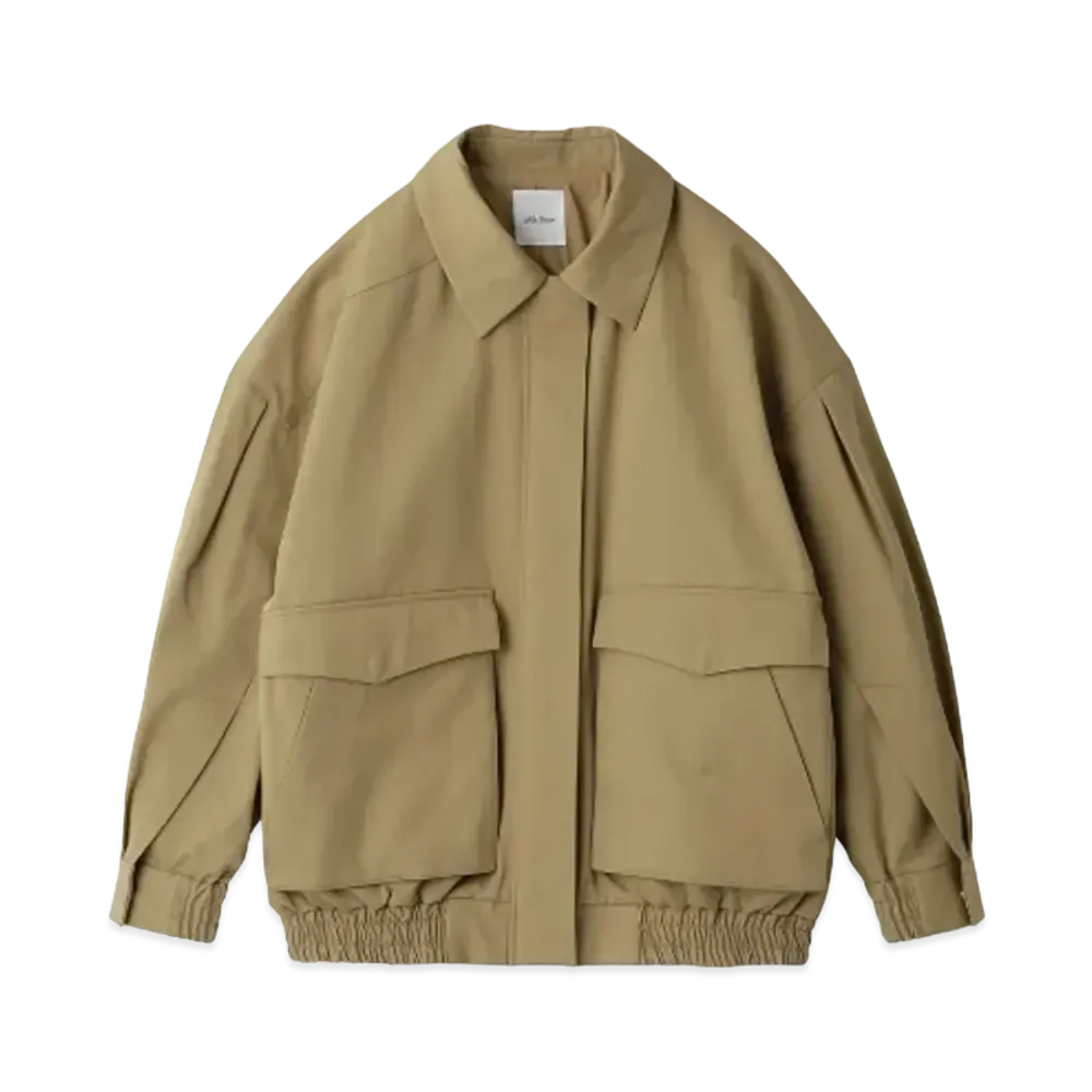 Mila Owen Sleeve Volume Swing Blouson "Beige"