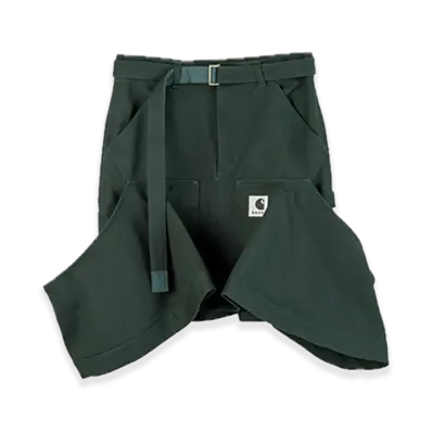 sacai x Carhartt WIP Women's Duck Skirt "Green"