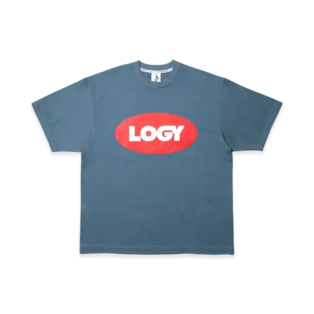 A BATHING APE BY KAZUKI KURAISHI Logy Relaxed Fit Tee "Sax"