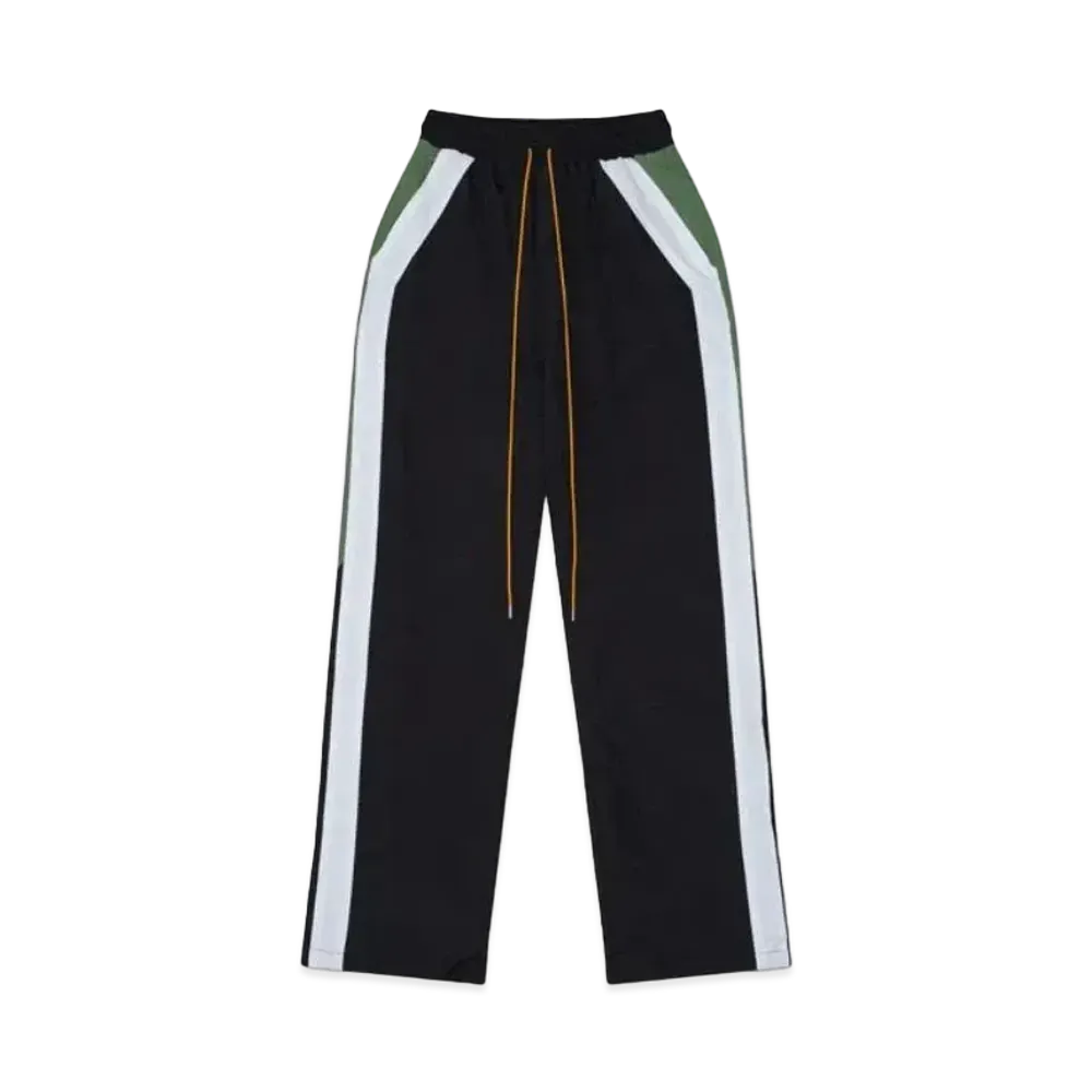 RHUDE Color Blocked Track Pant "Black"
