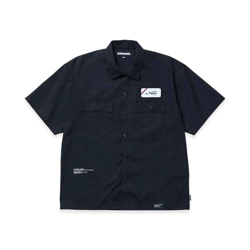 NEIGHBORHOOD Classic Work Shirt SS-1 "Black"