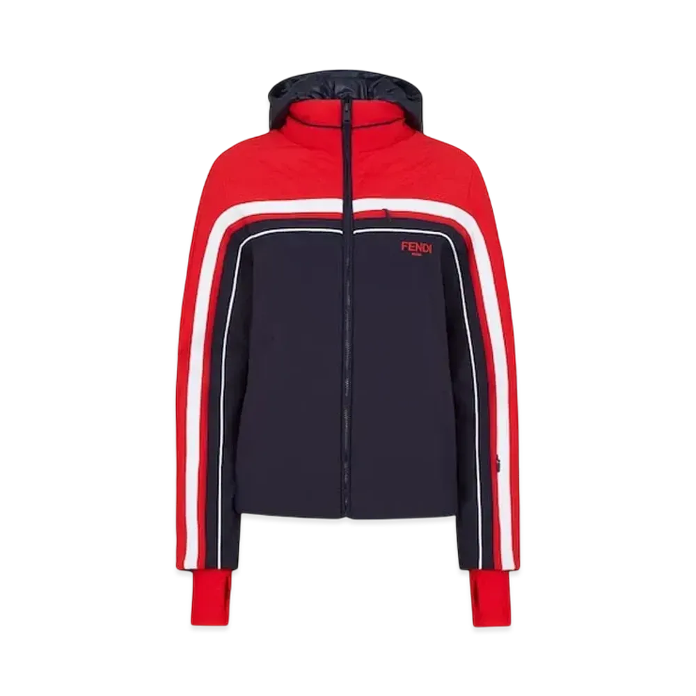 FENDI Women's Ski Jacket Tech Fabric "Blue"
