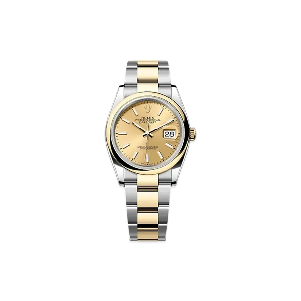 ROLEX Datejust 36 Oystersteel & Yellow Gold "Gold"