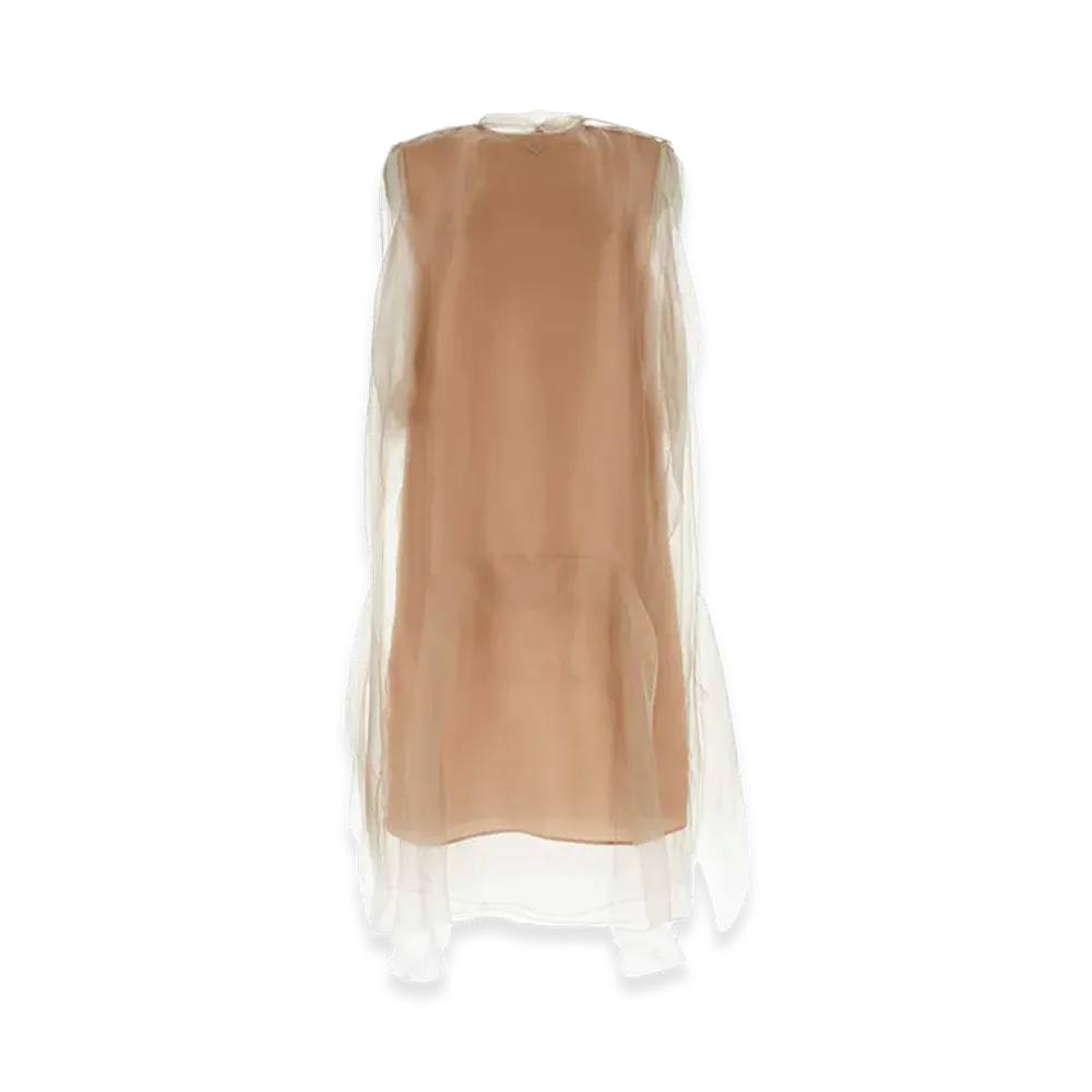 PRADA Women's Powder Voile Dress "Pink"