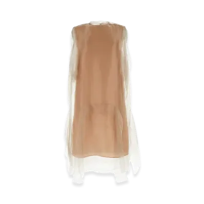 PRADA Women's Powder Voile Dress "Pink"