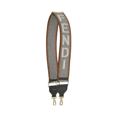FENDI Strap You Ribbon Shoulder Strap "White"
