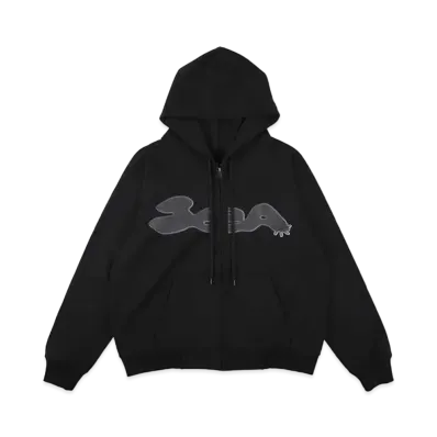 WIND AND SEA Heptagon Logo Zip Up Sweatshirt "Black"