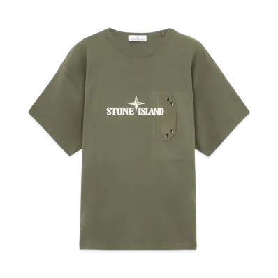 Stone Island 21079 24/2 Cotton Jersey "Musk Green"