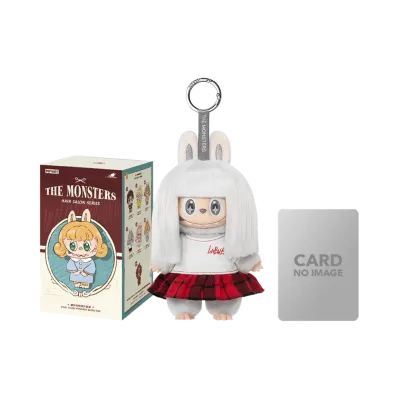 POP MART THE MONSTERS (LABUBU) Hair Salon Series - Vinyl Plush Pendant BORN REBEL