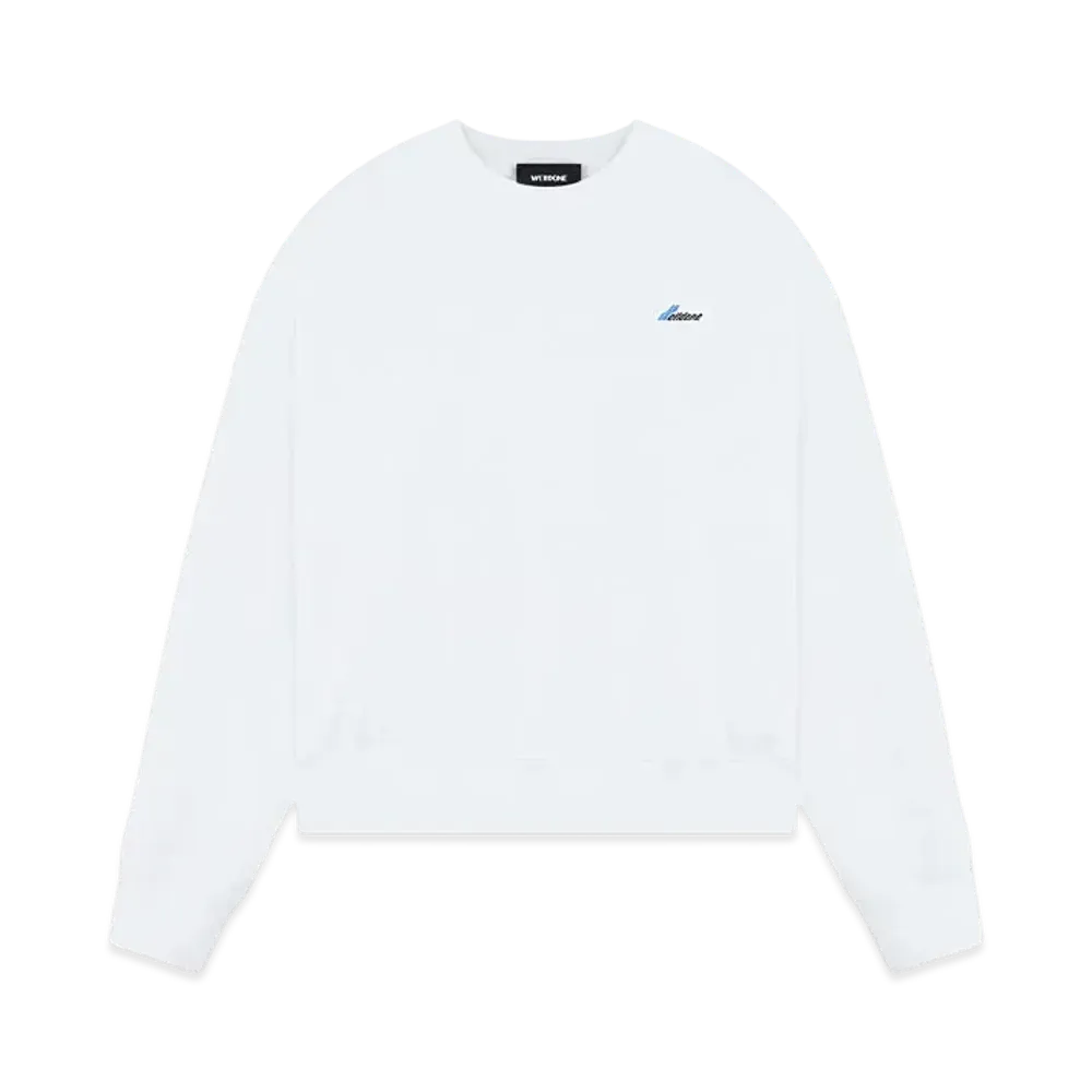 WE11DONE Embroidered Wappen Sweatshirt "Gray"