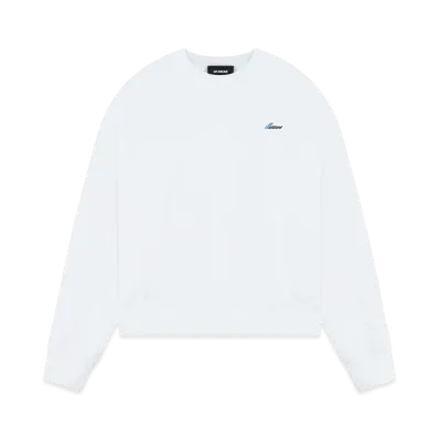 WE11DONE Embroidered Wappen Sweatshirt "Gray"
