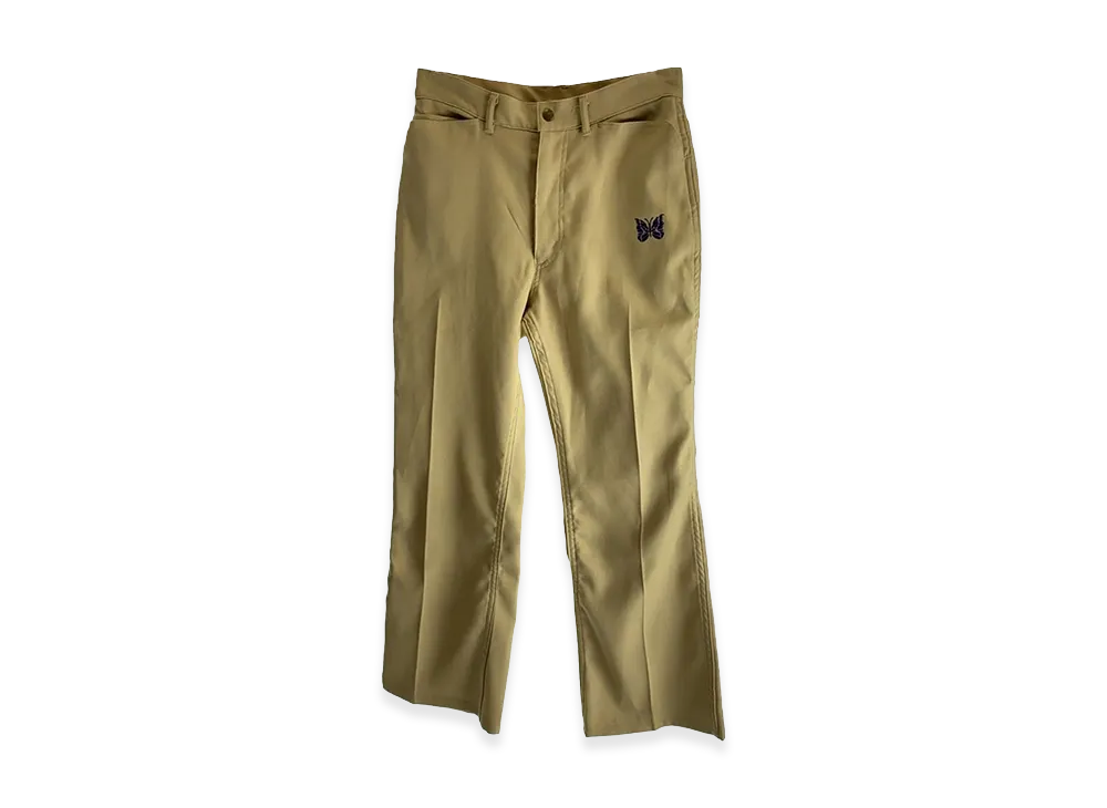 NEEDLES Boot-Cut Jean Poly Twill "Beige"