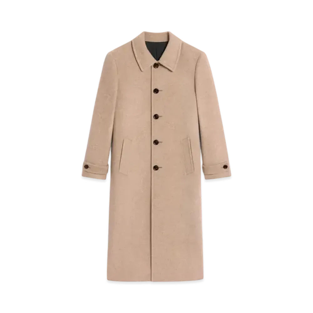 CELINE Suit Coat In Cashmere Cloth "Gray Elephant"