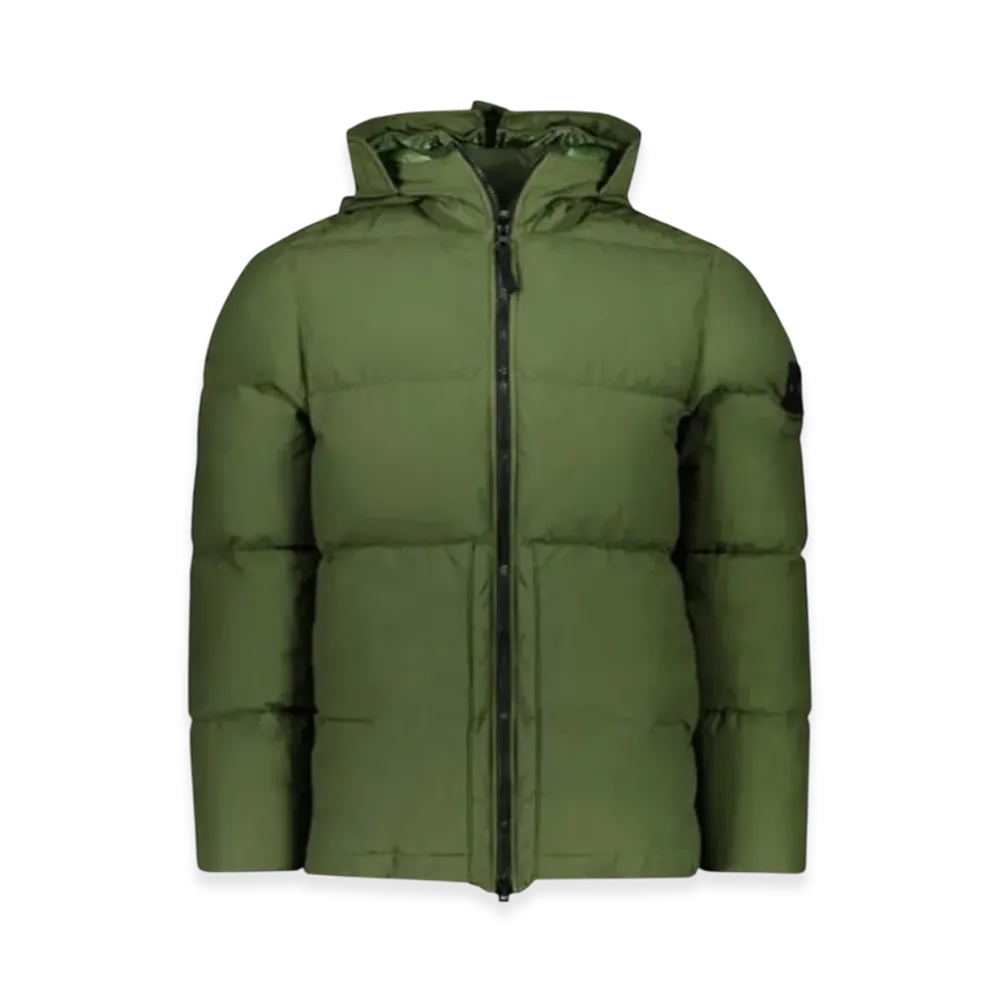 Stone Island 44132 Naslan Light Watro Down Jacket - 22FW "Olive Green"