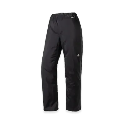 mont-bell Women's Dry-Tec Rain Pants Full Zip "Black"