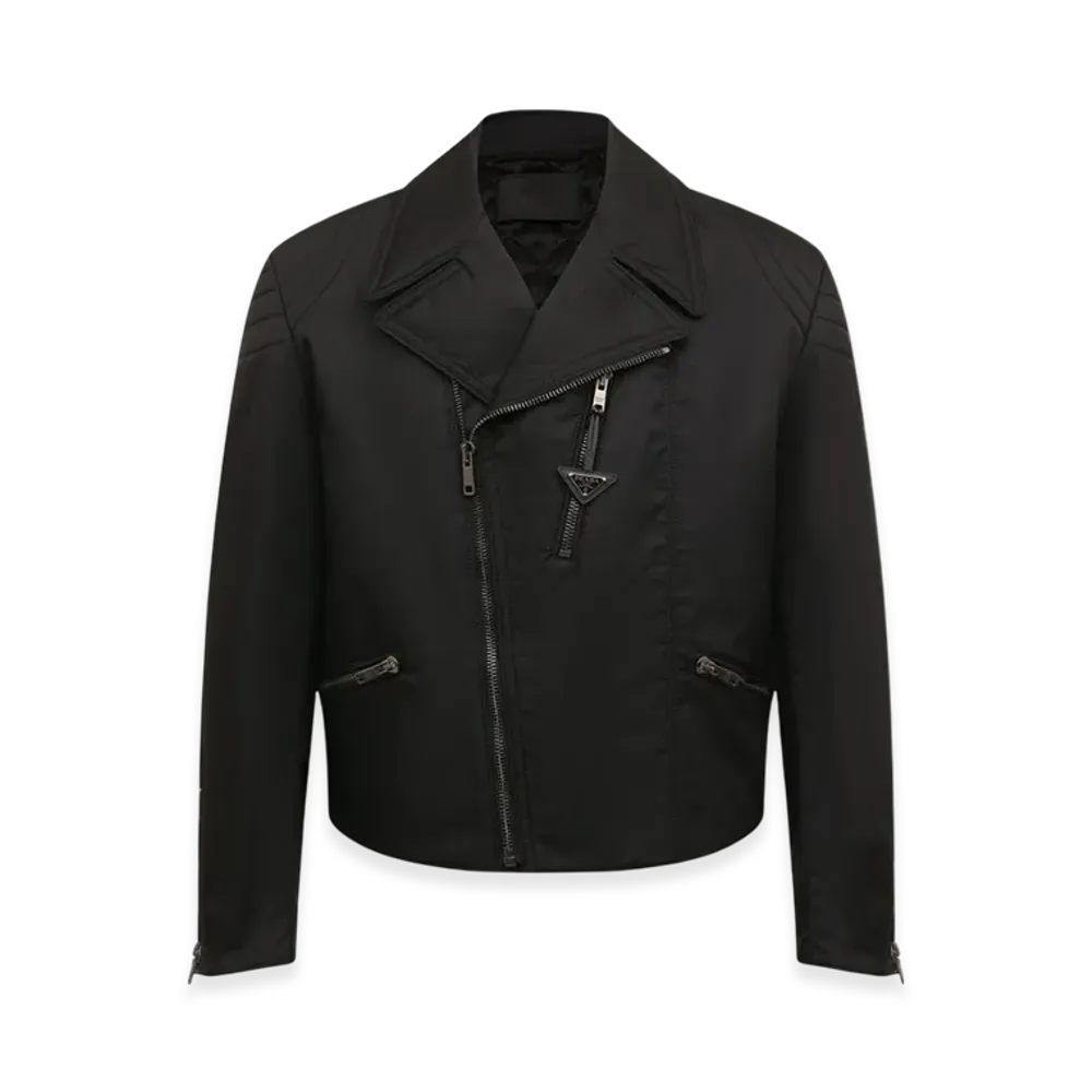 PRADA Re-Nylon Biker Jacket "Black"